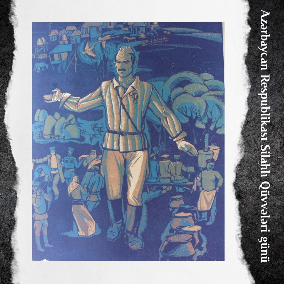 Мужество азербайджанских солдат глазами известных художников (ФОТО)