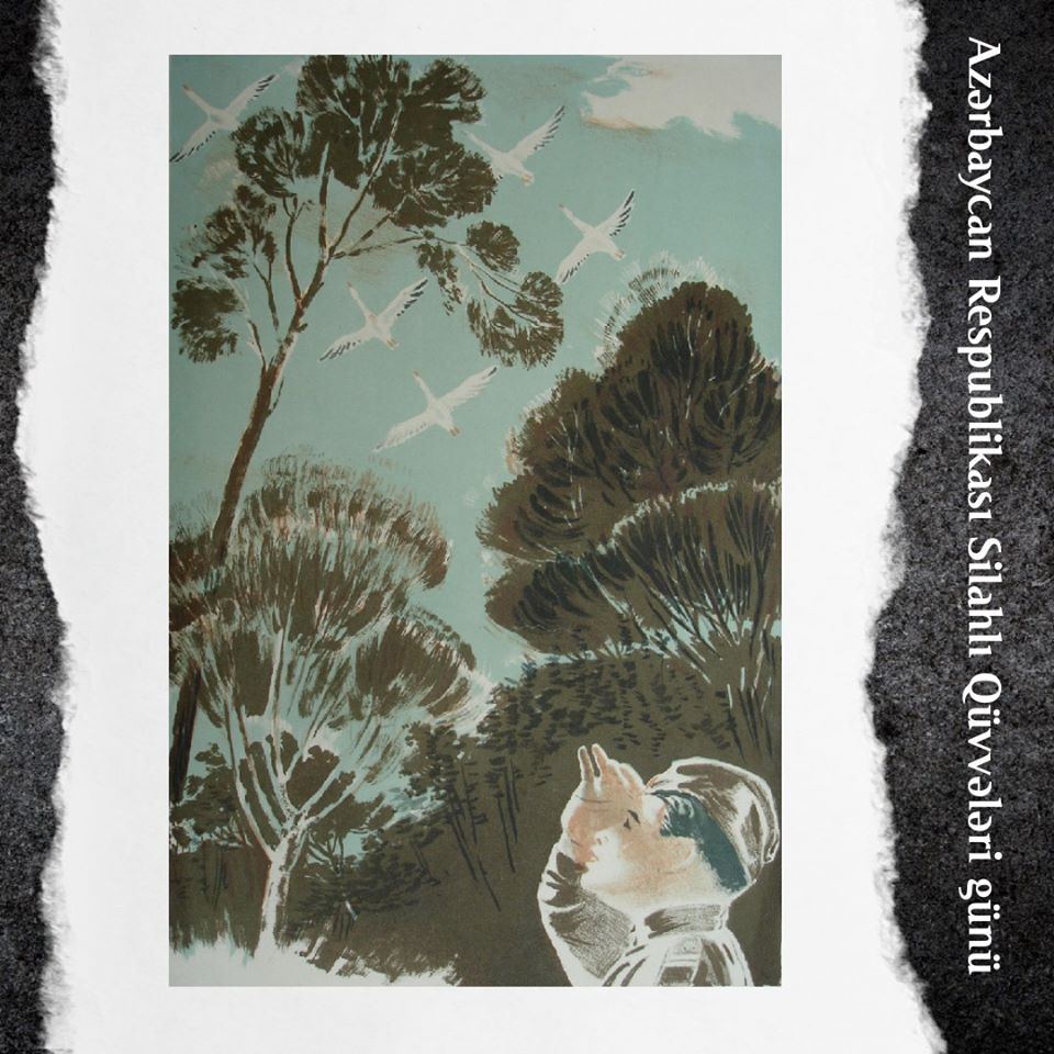 Мужество азербайджанских солдат глазами известных художников (ФОТО)