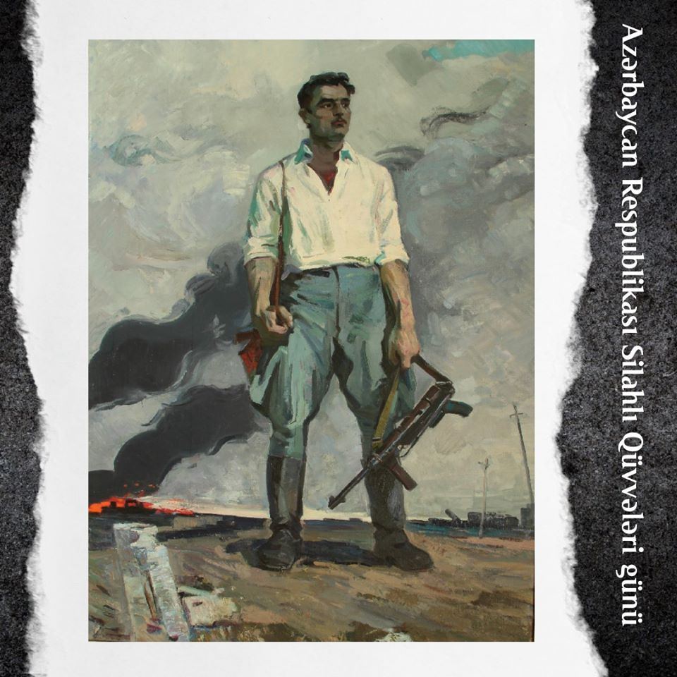 Мужество азербайджанских солдат глазами известных художников (ФОТО)