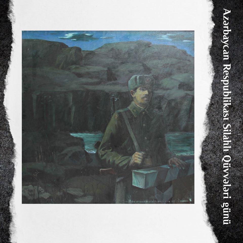 Мужество азербайджанских солдат глазами известных художников (ФОТО)