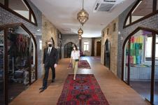 Президент Ильхам Алиев и Первая леди Мехрибан Алиева ознакомились с восстановительно-консервационными работами в части Ичеришехер (ФОТО/ВИДЕО) (версия 3)