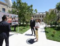 Президент Ильхам Алиев и Первая леди Мехрибан Алиева ознакомились с восстановительно-консервационными работами в части Ичеришехер (ФОТО/ВИДЕО) (версия 3)