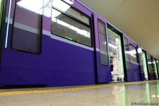 Бакметрополитен сегодня выпустит на линии два новых состава (ФОТО)