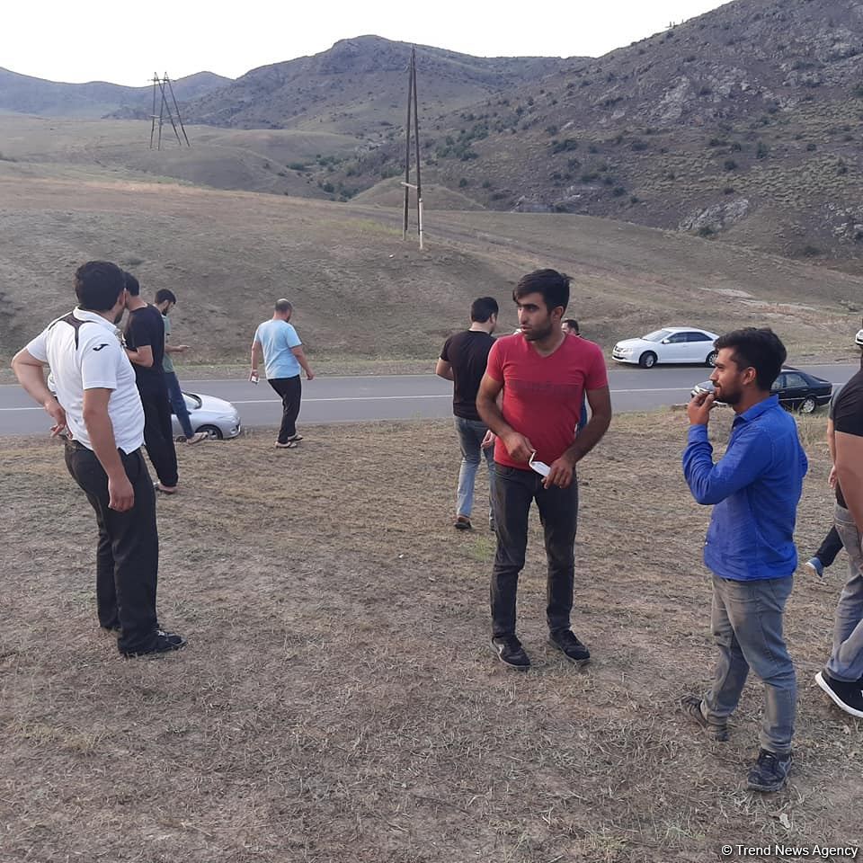 Жители Товуза поддержали армию Азербайджана (ФОТО)