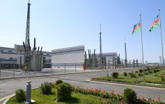 Президент Ильхам Алиев и Первая леди Мехрибан Алиева приняли участие в открытии подстанции "Беюкшор" (ФОТО)