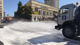 В Баку проводится масштабная дезинфекция (ФОТО)