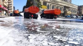 В Баку проводится масштабная дезинфекция (ФОТО)