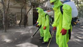 В Баку проводится масштабная дезинфекция (ФОТО)
