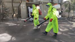 В Баку проводится масштабная дезинфекция (ФОТО)