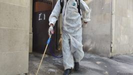 В Баку проводится масштабная дезинфекция (ФОТО)