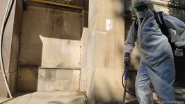 В Баку проводится масштабная дезинфекция (ФОТО)