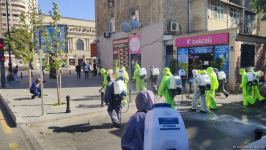 В Баку проводится масштабная дезинфекция (ФОТО)