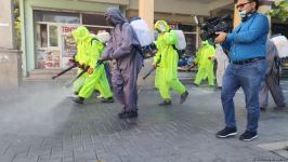 В Баку проводится масштабная дезинфекция (ФОТО)