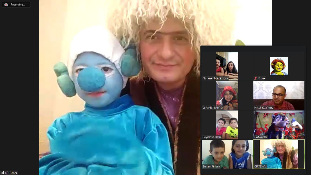 Герои сказок против коронавируса – онлайн-встреча с азербайджанскими актерами (ФОТО)