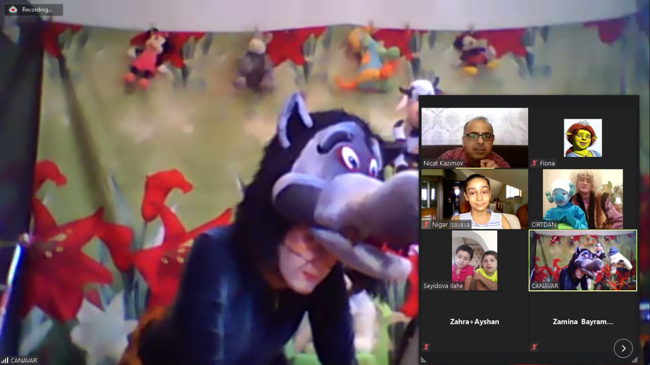 Герои сказок против коронавируса – онлайн-встреча с азербайджанскими актерами (ФОТО)