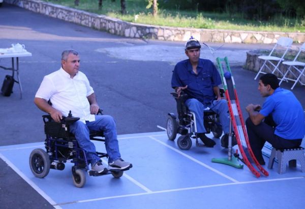 Команда Азербайджана по паралимпийскому виду спорта - бочча участвует в тренировочных сборах (ФОТО)