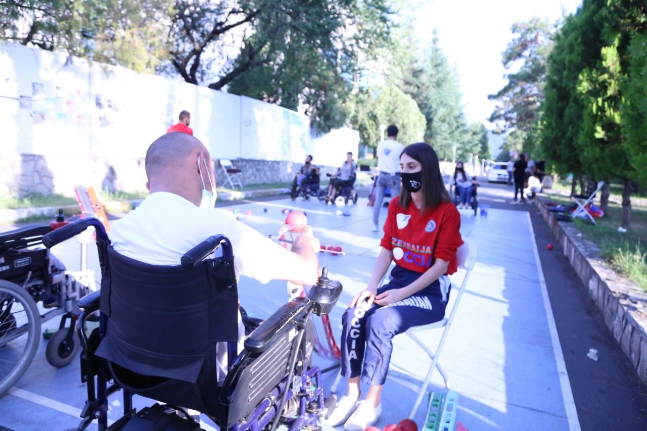 Команда Азербайджана по паралимпийскому виду спорта - бочча участвует в тренировочных сборах (ФОТО)