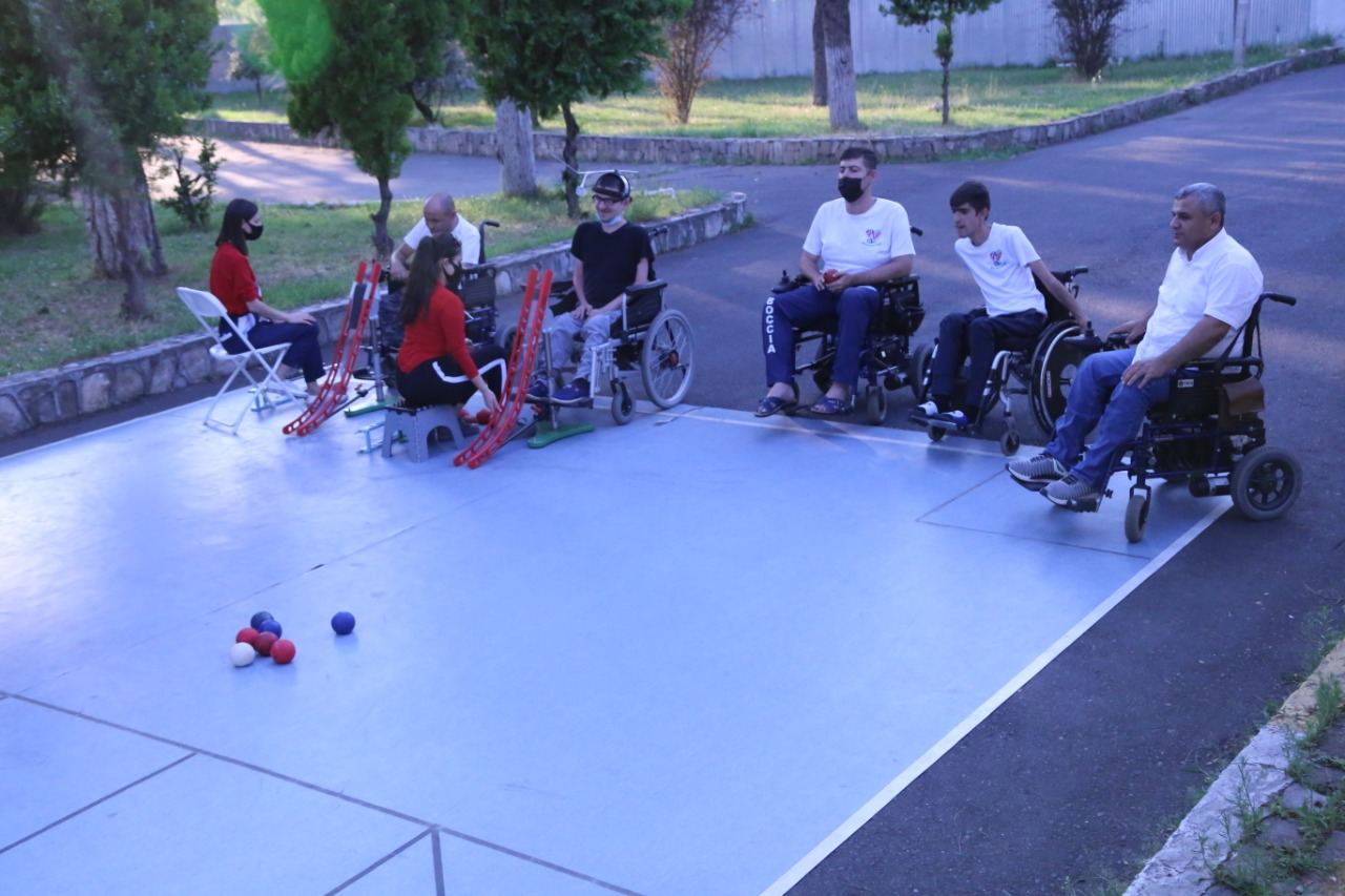 Команда Азербайджана по паралимпийскому виду спорта - бочча участвует в тренировочных сборах (ФОТО)