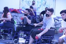 Команда Азербайджана по паралимпийскому виду спорта - бочча участвует в тренировочных сборах (ФОТО)