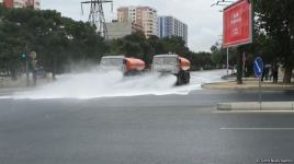 В Баку проводится очередная масштабная дезинфекция (ФОТО/ВИДЕО)