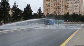 В Баку проводится очередная масштабная дезинфекция (ФОТО/ВИДЕО)