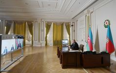 Президент Ильхам Алиев принял назначенных глав Исполнительной власти в формате видеоконференции (ФОТО/ВИДЕО) (версия 2)