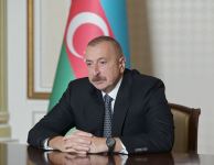 Президент Ильхам Алиев принял назначенных глав Исполнительной власти в формате видеоконференции (ФОТО/ВИДЕО) (версия 2)