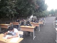 В Агсу прошел школьный экзамен под открытым небом (ФОТО)