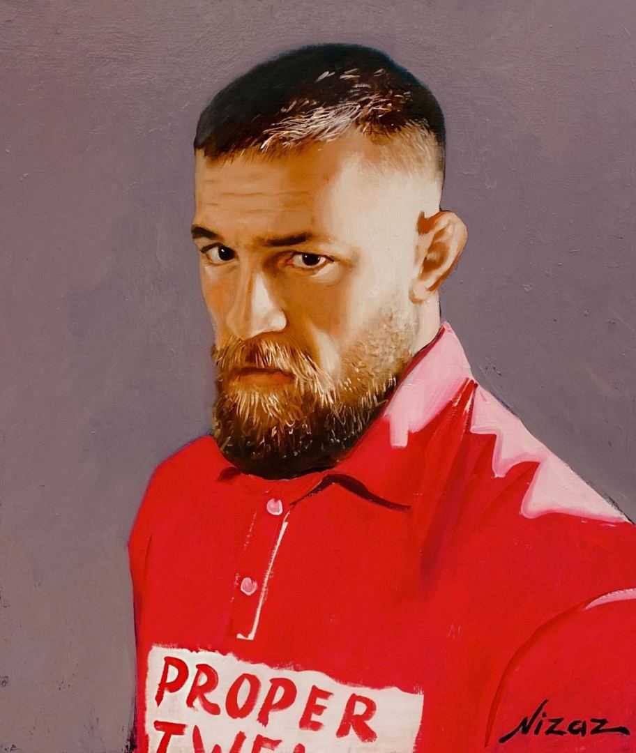 Азербайджанский художник выполнил заказ всемирно известного бойца Конора Макгрегора (ФОТО)