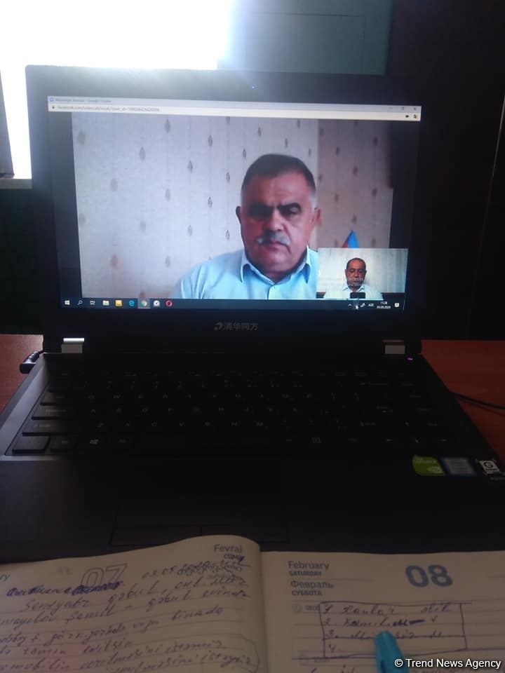 Депутат Арзу Нагиев провел онлайн-прием избирателей (ФОТО)