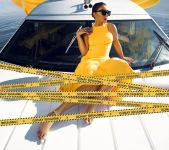 Прогулка на яхте по живописной Бакинской бухте (ФОТО)