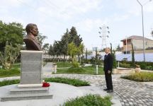 Президент Ильхам Алиев ознакомился с условиями, созданными в парке имени Муртузы Мухтарова в поселке Амирджан (ФОТО)