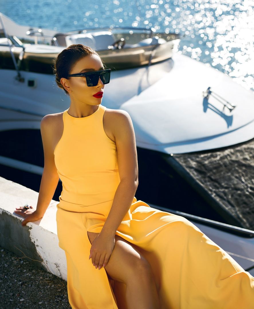 Прогулка на яхте по живописной Бакинской бухте (ФОТО)