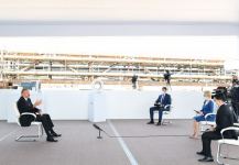 Президент Ильхам Алиев принял участие в церемонии закладки фундамента морских операций на месторождении «Абшерон» (ФОТО/ВИДЕО)