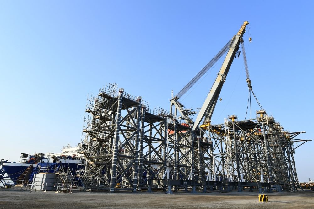 Президент Ильхам Алиев принял участие в церемонии закладки фундамента морских операций на месторождении «Абшерон» (ФОТО/ВИДЕО)