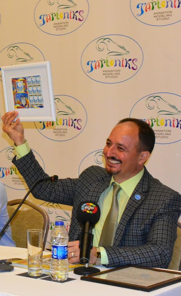 Укрпочта выпустила почтовую марку, посвящённую проекту азербайджанского художника-аниматора (ФОТО)