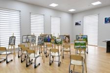 Первый вице-президент Мехрибан Алиева приняла участие в открытии нового здания Детской школы искусств в поселке Бюльбюля (ФОТО) (версия 2)