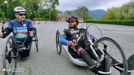 "Железные друзья"  азербайджанцев  - велоспорт в живописной Габале (ФОТО)