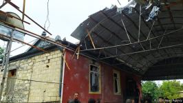 Дом жительницы Барды, пострадавший от артобстрела армян (ФОТО)