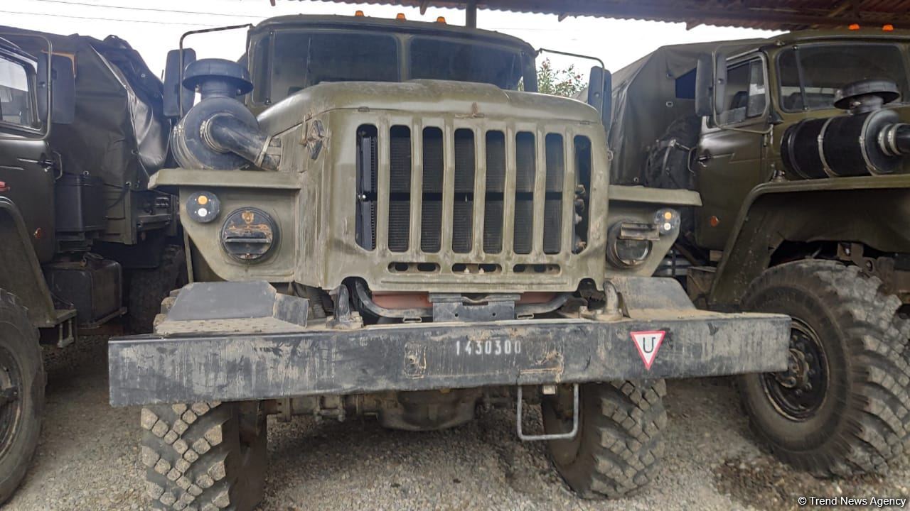 Трофеи, захваченные азербайджанской армией на Джабраильском направлении (ФОТО)