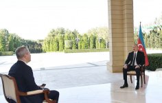 Хроника Победы (10.10.2020): Президент Ильхам Алиев дал интервью телеканалу РБК России (ФОТО/ВИДЕО)