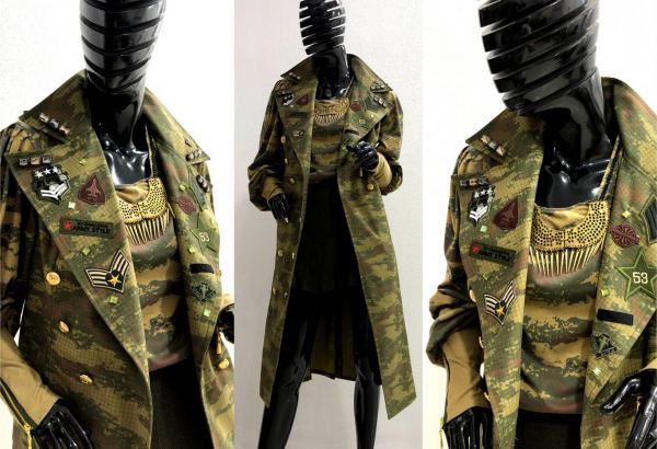 Азербайджанские дизайнеры представили коллекцию из военного камуфляжа в поддержку армии (ВИДЕО, ФОТО)