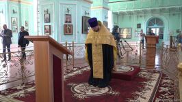 В церкви в Гяндже прошла поминальная служба по жертвам ракетных обстрелов Армении (ФОТО)