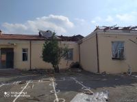 Разрушенная в Тертере школа (ФОТО/ВИДЕО)