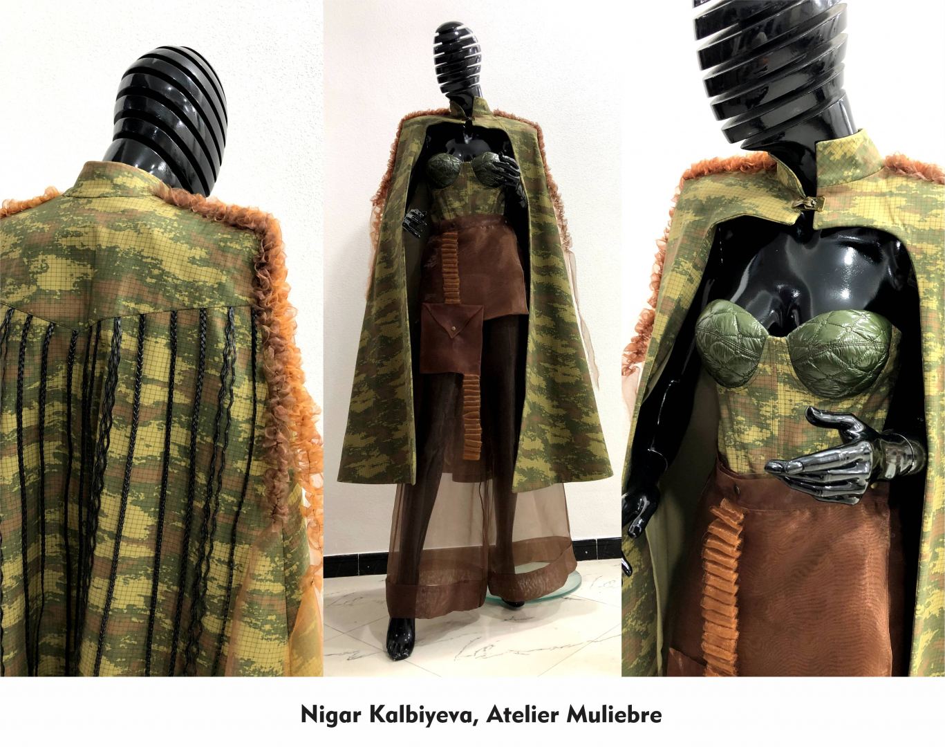 Азербайджанские дизайнеры представили коллекцию из военного камуфляжа в поддержку армии (ВИДЕО, ФОТО)