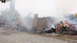 Артобстрелы ВС Армении вызывают пожары на гражданских объектах — МЧС Азербайджана (ФОТО)