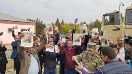 Вынужденные переселенцы из Ходжавенда провели "Знаменный марш" (ФОТО)