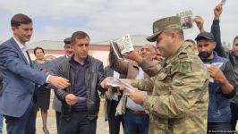 Вынужденные переселенцы из Ходжавенда провели "Знаменный марш" (ФОТО)