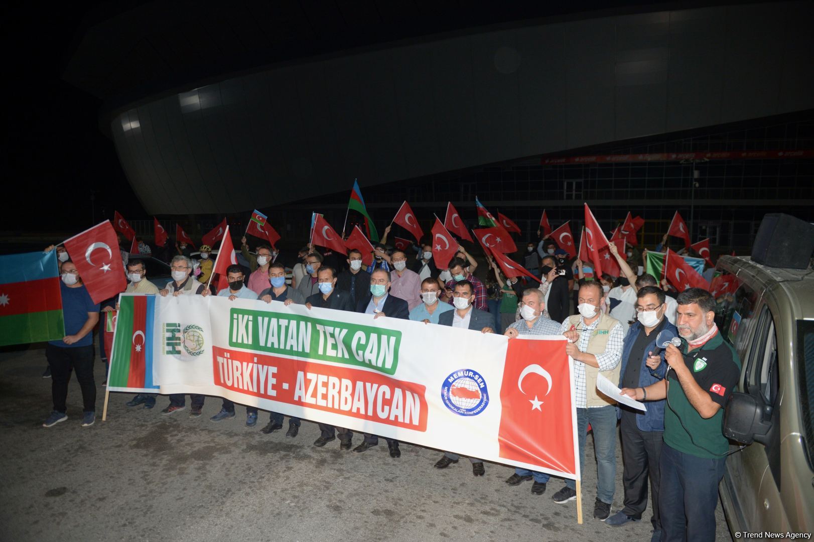 На всей территории Турции прошла акция в поддержку Азербайджана  (ФОТО)