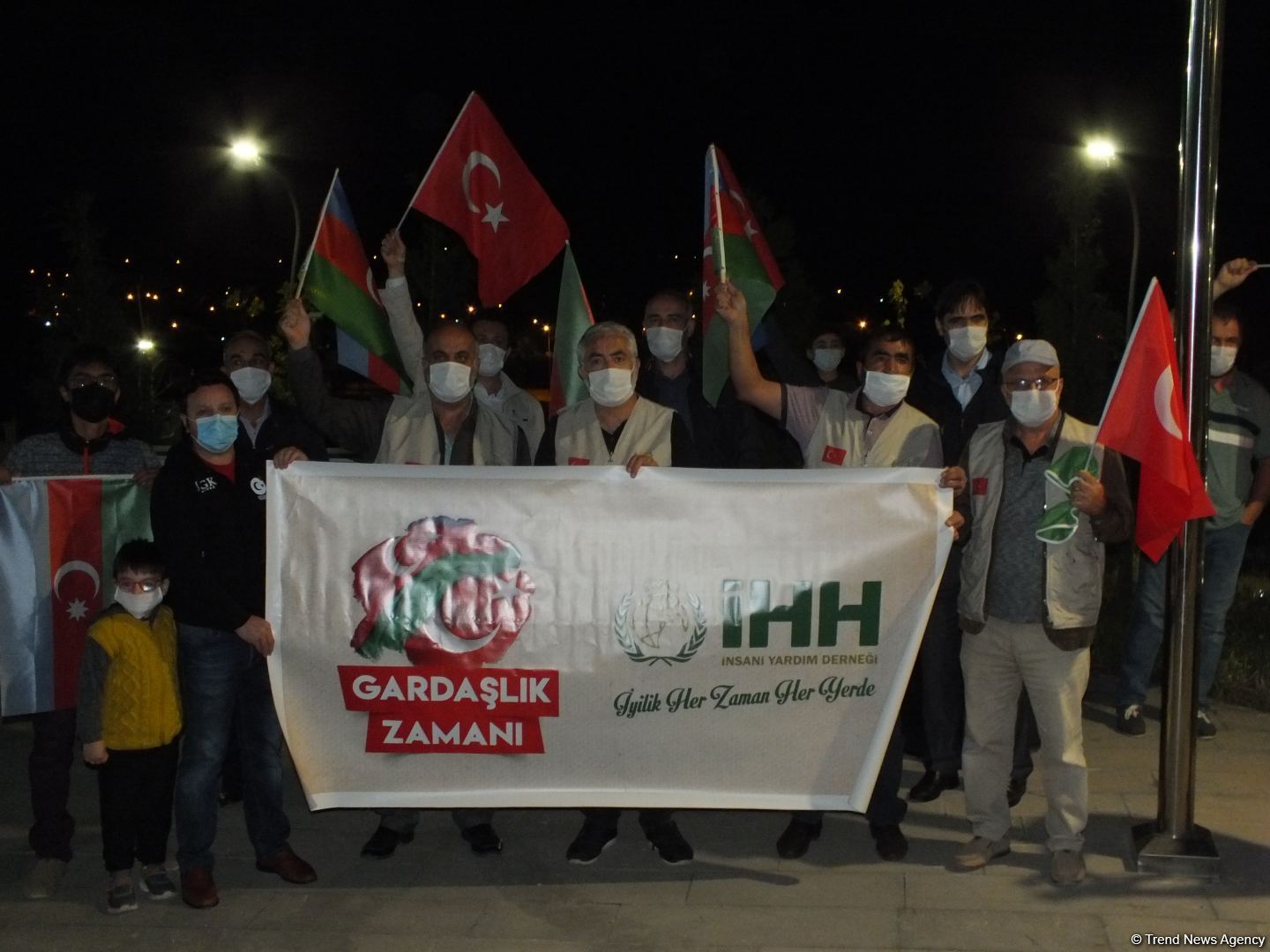 На всей территории Турции прошла акция в поддержку Азербайджана  (ФОТО)